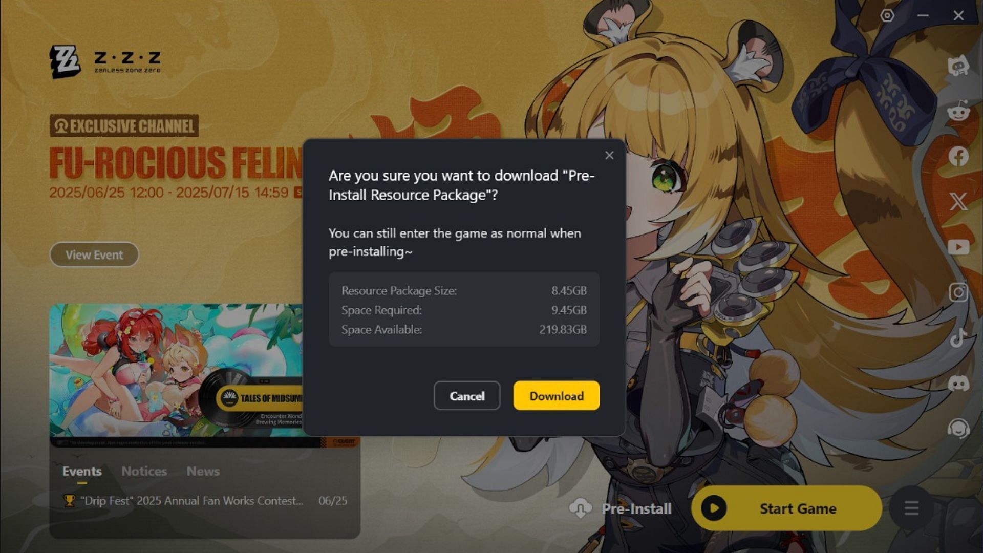Preloading ZZZ 2.1 (Image via HoYoverse)